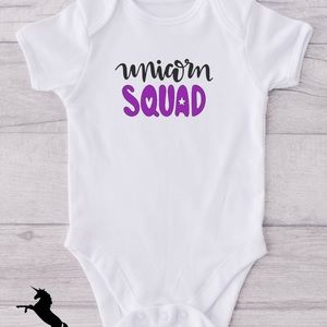 Unicorn Squad Organic Cotton Onsie